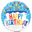 Mylar Happy Birthday Balloons | 09 Inch (AIR-FILL ONLY)