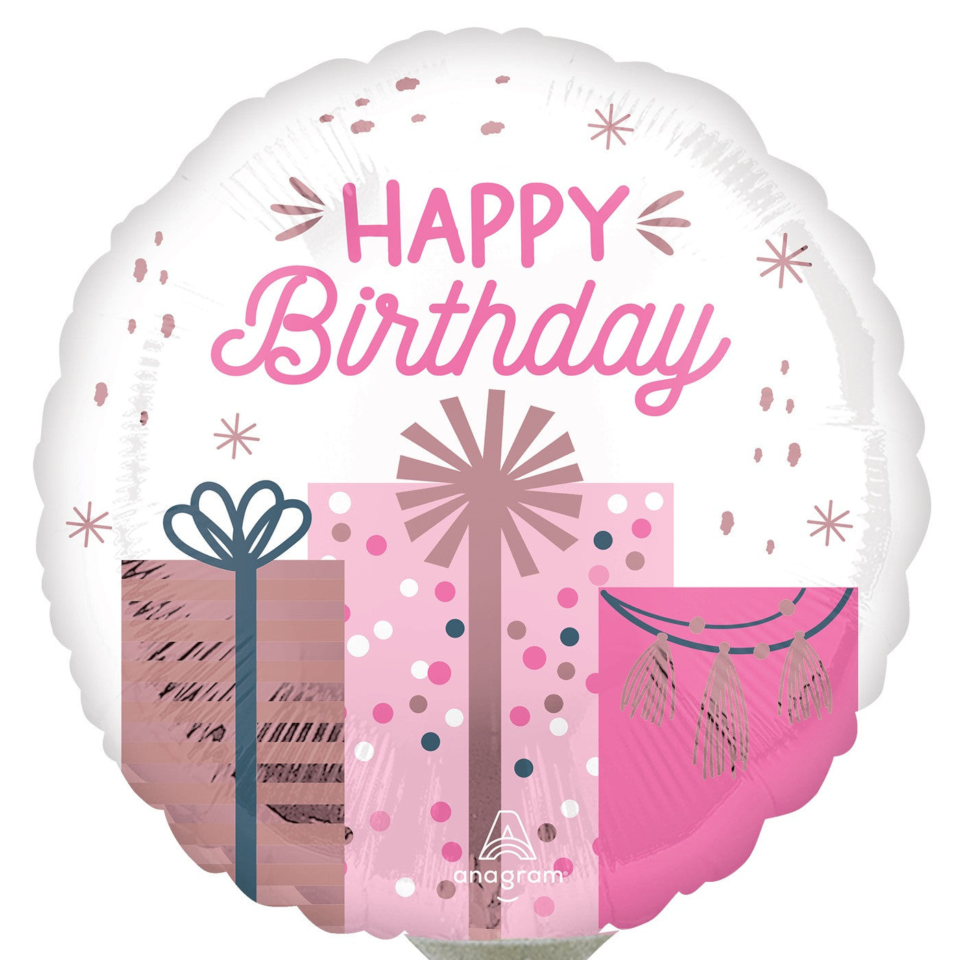 Mylar Happy Birthday Balloons | 09 Inch (AIR-FILL ONLY)