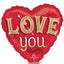 Mylar I Love You Balloons | 09 Inch (AIR-FILL ONLY)