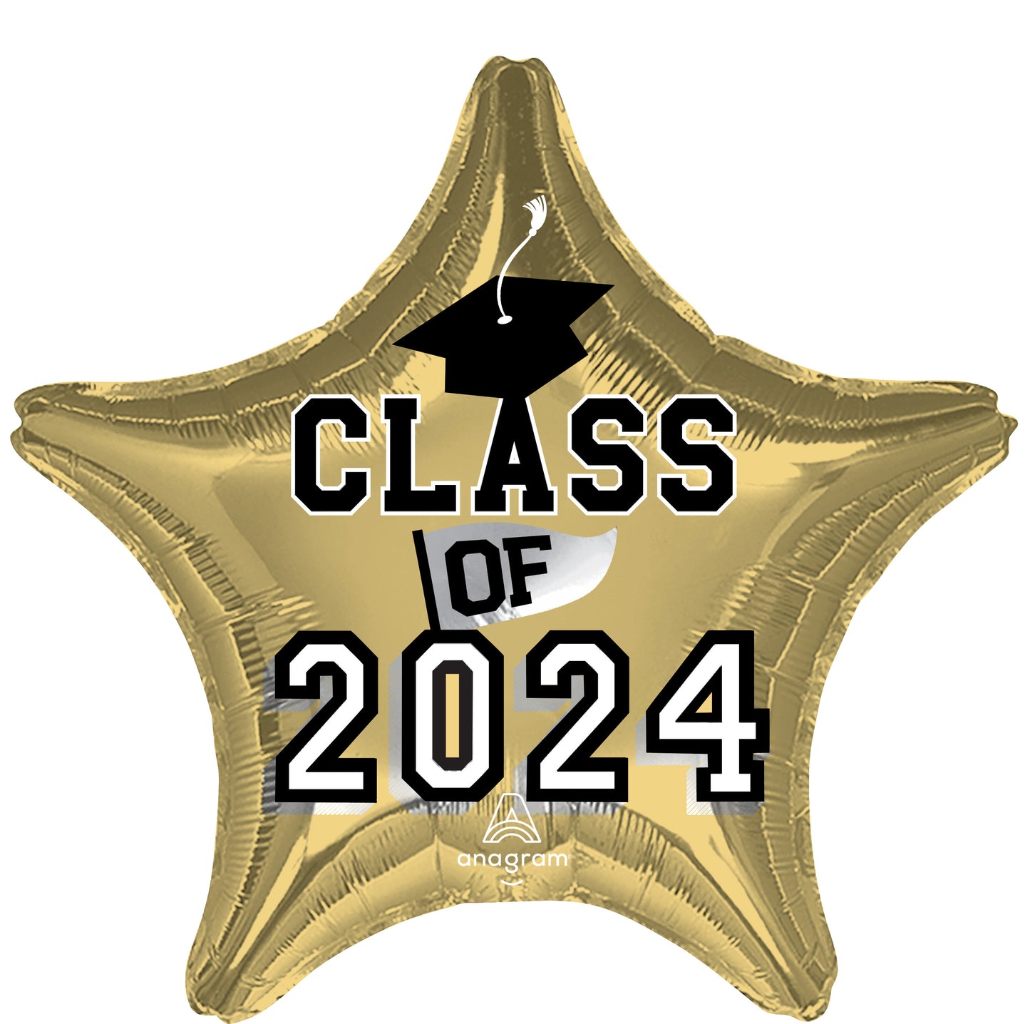 Mylar Graduation Class of 2024 Balloons | 18 Inch