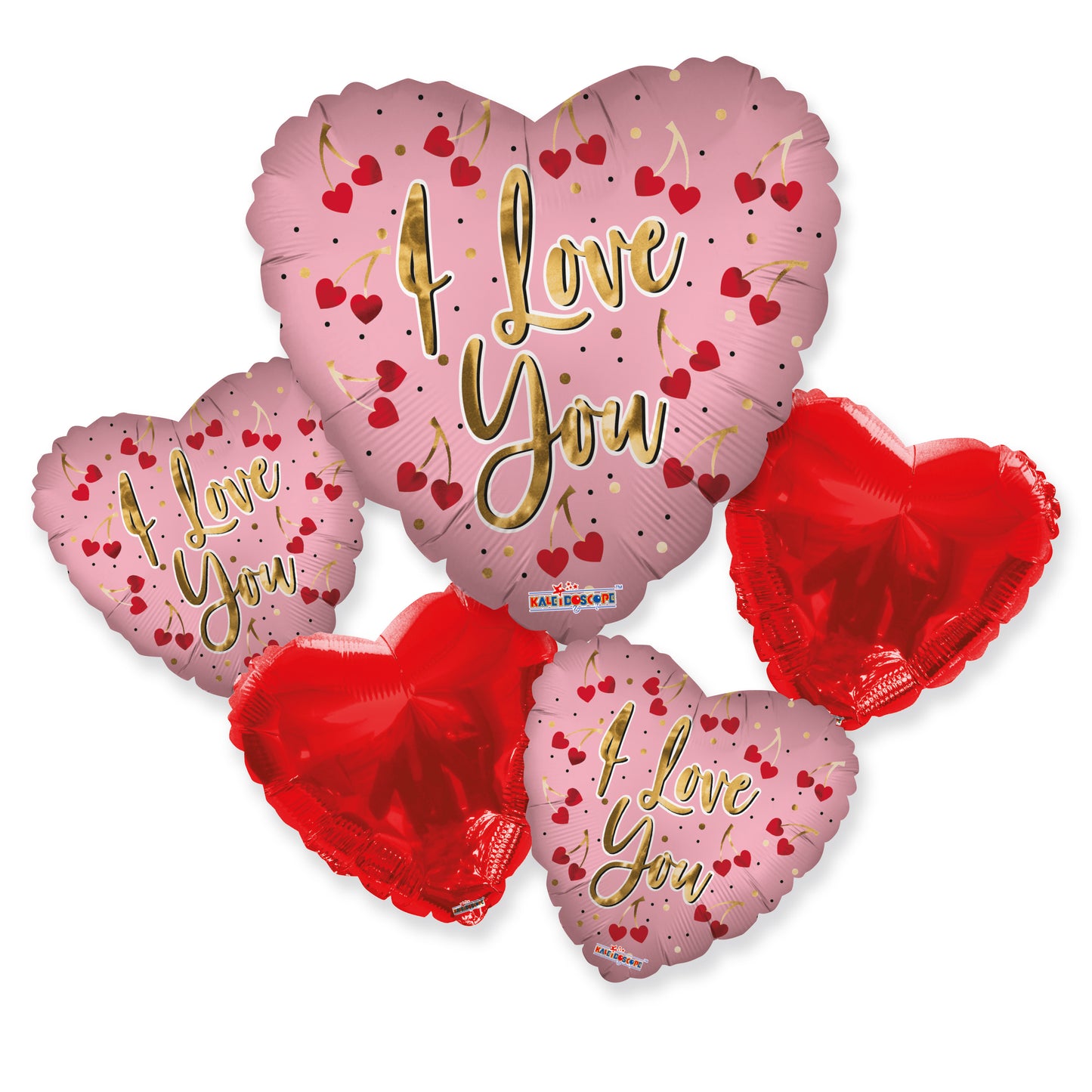 Mylar Balloon Bouquet | Valentine's Day / I Love You