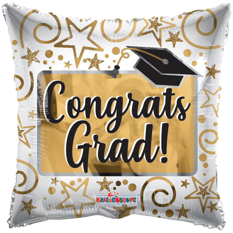 Mylar Graduation & Congrats Balloons | 09 Inch (AIR-FILL ONLY)