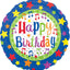Mylar Happy Birthday Balloons | 18 Inch