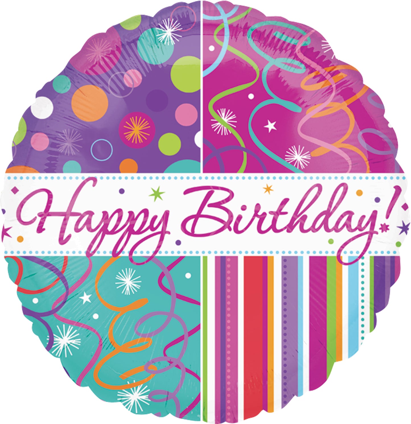 Mylar Happy Birthday Balloons | 18 Inch