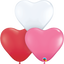 Qualatex Heart Shaped Balloons | 6 - 11 Inch