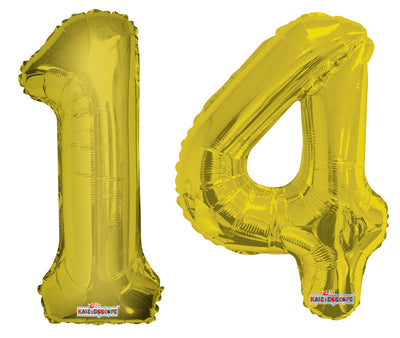 Mylar Number Balloons | 14 Inch